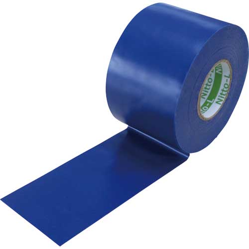 日東エルマテ 日東エルマテリアル 塩化ビニル系防食テープ NO.51LS 0.4mm×25mm×10M ブルー(10巻入り) 51LS-25B