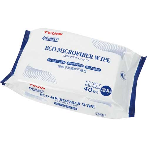 テイジン エコマイクロファイバーワイプ 極細分割繊維不織布 7540A-688KT1/2030