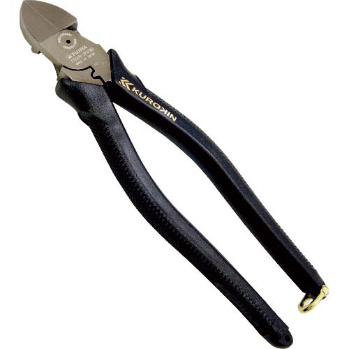 フジ矢 電工名人偏芯薄刃ニッパ(黒金) 7700N-200BG