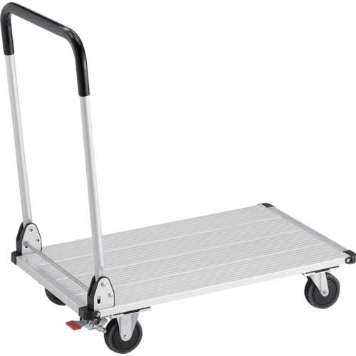 TRUSCO アルミ台車 アルパカート 省音 折りたたみ 800×480mm ストッパー付 AL21-0848S