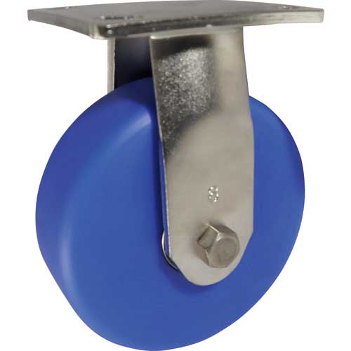 【廃番】ヨドノ 重荷重用ステンレス製固定車MCナイロン車付 AMC-SKH150