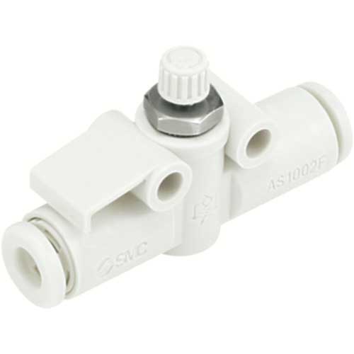 SMC ワンタッチ管継手スピードコントローラ(インラインタイプ) AS1002F-02