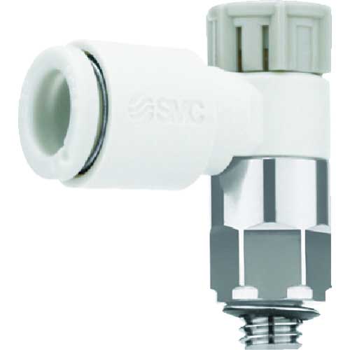 SMC プッシュロック式ワンタッチ管継手付スピードコントローラ ステンレスタイプ AS1201FG-M5-06A