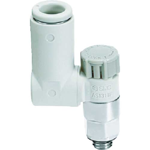 SMC プッシュロック式ワンタッチ管継手付スピードコントローラ AS1301F-M5-06A