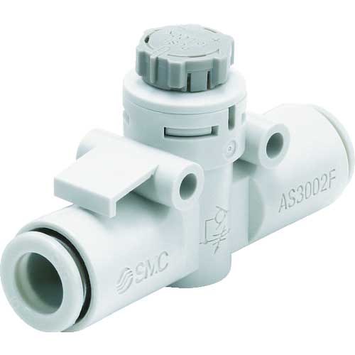 SMC ワンタッチ管継手付スピコン/インラインタイプ AS2052F-08A