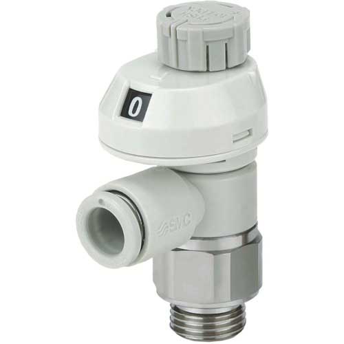 SMC 目盛付スピードコントローラ チューブ外径10 接続口径R1/8 AS2201FS-01-10S