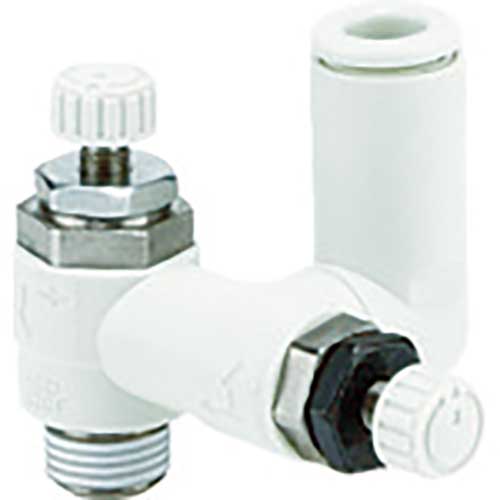 SMC ワンタッチ管継手付デュアルスピードコントローラ ASD230F-M5-04