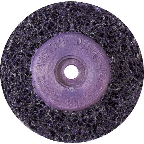 3M スコッチ・ブライト ベベルパープル 電動工具用 #120相当 BEBERU PUR