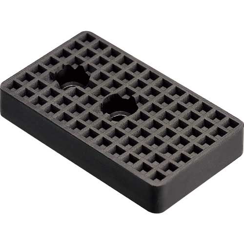 アインツ 当板・角型・黒2穴・ミニシリンダー用 CPL-060