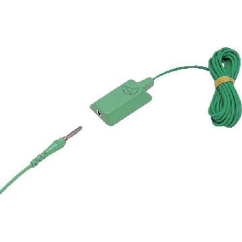 【廃番】Achilles 導電性マット用 バナナジャック付きアース線 (10本入) D-070