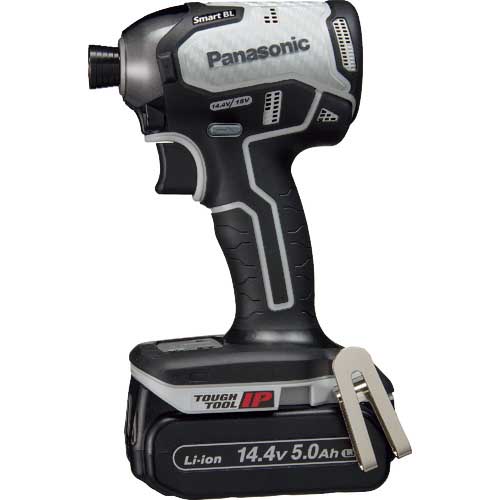 Panasonic デュアル インパクトドライバー 14.4V 5.0Ahセット グレー EZ76A1LJ2F-H