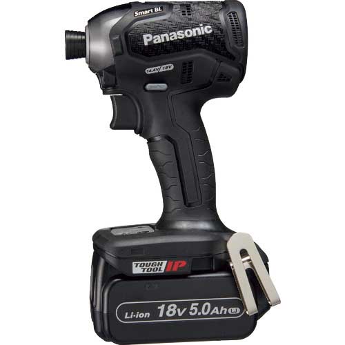 Panasonic デュアル インパクトドライバー 18V 5.0Ahセット 黒 EZ76A1LJ2G-B