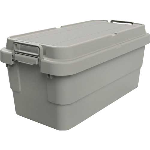 TRUSCO トランクカーゴ フラット天板仕様 70L グレー GYCF-70の通販 TRUSCO トランクカーゴ フラット天板仕様 70L グレー GYCF-70の通販