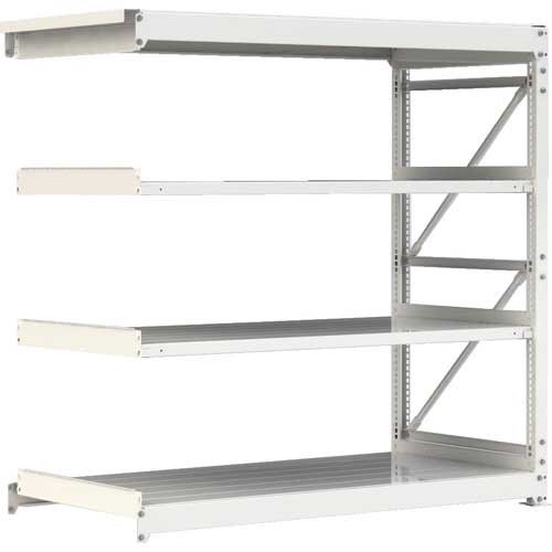 アイリスオーヤマ 重量ラック1t セット W1800*D620*H2100 連結 4段 HR1862214