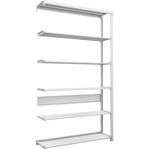 【廃番】TRUSCO スチールラック K1型抗菌塗装高密度収納棚 H2200XW1250XD325 6段 連結型 K1-7436B