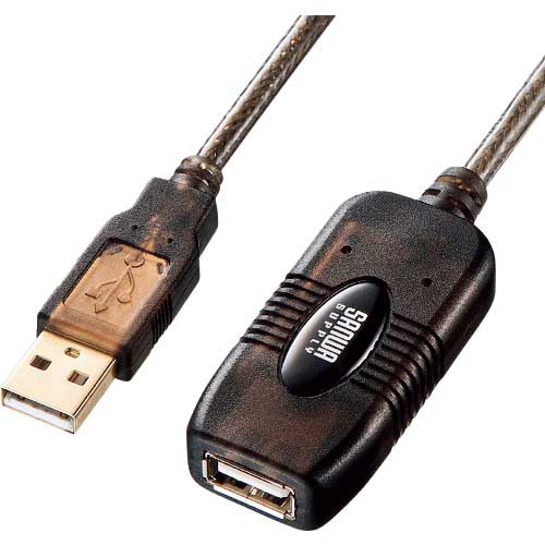 SANWA 30m延長USBアクティブリピーターケーブル KB-USB-R230