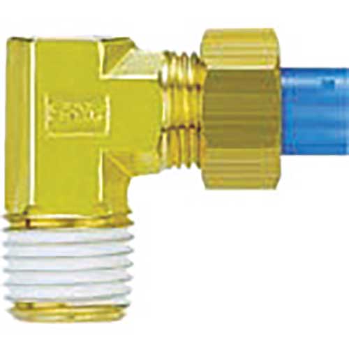 SMC インサート管継手 エルボユニオン 樹脂スリーブ 8mm・3/8 KFL08N-03S