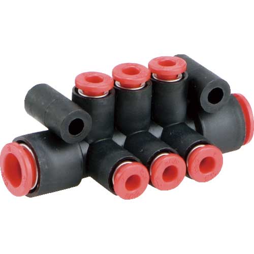 SMC ワンタッチ管継手マニホールド インチサイズ KM11-07-11-6