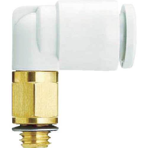SMC ワンタッチ管継手 エルボユニオン 6mm・M5X0.8 KQ2L06-M5A