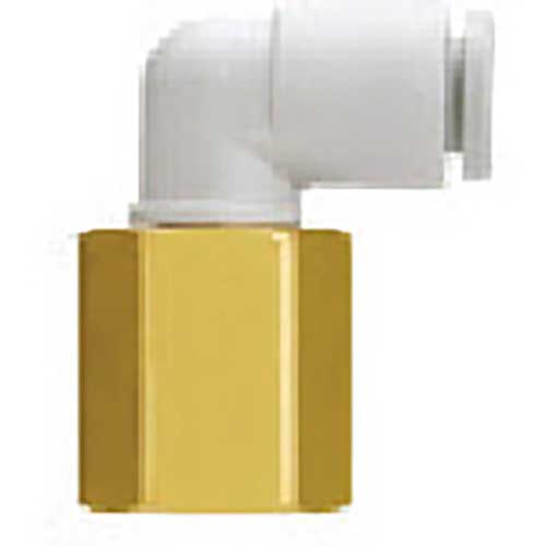 SMC ワンタッチ管継手 メスエルボ 8mm・R1/4 KQ2LF08-02A