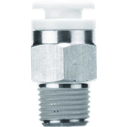 SMC 難燃性FRワンタッチ管継手 ハーフユニオン 12mm・1/4 KRH12-02SW2