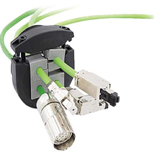 icotek 丸形分割式ケーブルグランド4個用 KVT-ER63-4-45456