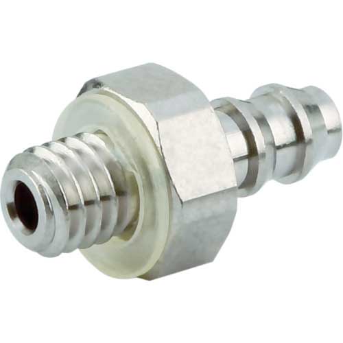 SMC ミニチュア管継手 軟質チューブ用バーブ継手 M5 M-5AU-6