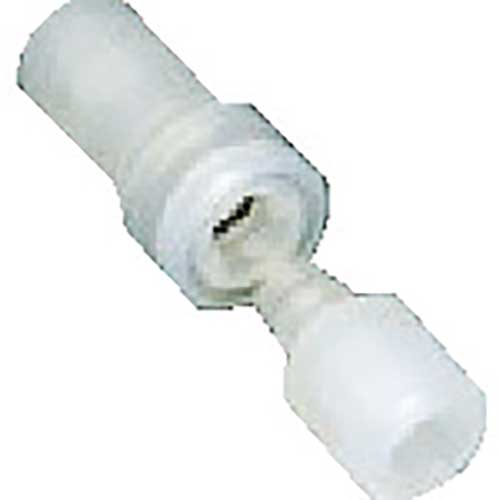 【廃番】フロンケミカル フッ素樹脂(PTFE)クイックコネクター プラグ QCH-WV-6P(Rc3/4) NR1016-004