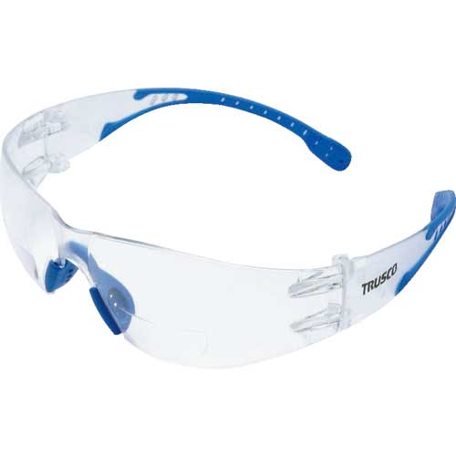 TRUSCO 超軽量保護めがね19g ルーペ付きレンズ(+2.5) 収納袋付 SLPGL2.5