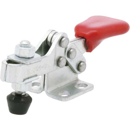 ST-SMITH 下方押え型トグルクランプ 横型トグルクランプ 水平ハンドル ハンドル操作角度90° フランジベース 締付力0.2〜0.5kN クランプ時12.5mm ST-H206U