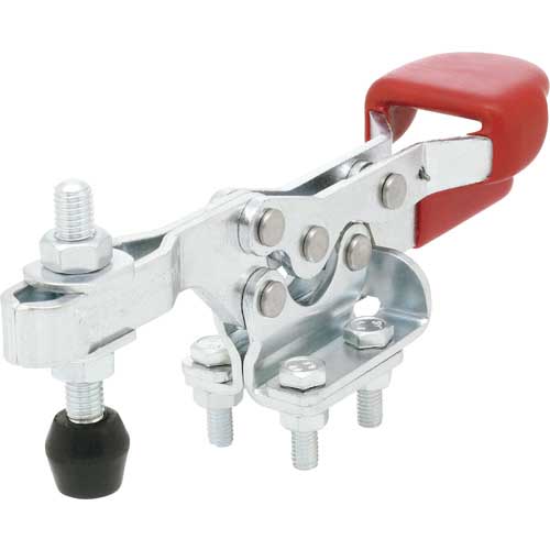 ST-SMITH 下方押え型トグルクランプ 横型トグルクランプ ロック機構付 水平ハンドル ハンドル操作角度70° フランジベース 締付力1.1〜2.2kN 付属ボルト径M8 ST-H225U-L