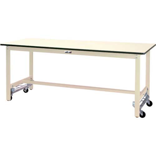 【廃番】ヤマテック ワークテーブル300シリーズワンタッチ移動タイプW1500×D600×H740 SWPU-1560-II