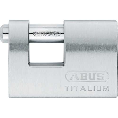 ABUS カンヌキ式シリンダー南京錠 幅70mm TITALIUM 98TI/70