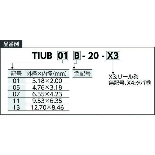 SMC ポリウレタンチューブ インチサイズ TIUB07B-100-X3