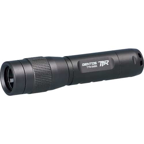 【廃番】GENTOS 単3×1本型LEDハンディライト TTR06黒 TTR-06BK