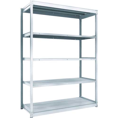 TRUSCO TUG型軽量棚100kg単体 1540X624XH2100 5段 TUG100-75L-5