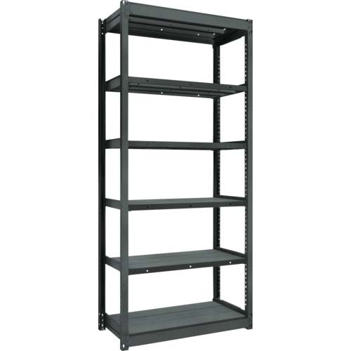 TRUSCO TUG型軽量棚100kg単体 1840X324XH2100 5段 ( TUG100-76K-5 ) トラスコ中山(株) (メーカー取寄) 送料無料 本体TRUSCO 軽量ボルトレス棚TSUG型 単体タイプ 幅900