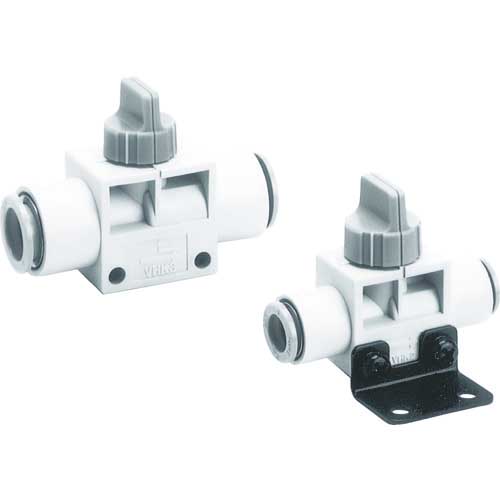 【廃番】SMC フィンガバルブ(3ポート)適用チューブ外径4×4 VHK3-04F-04F