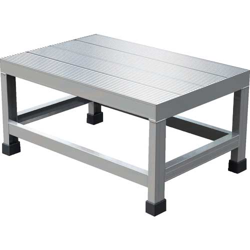 TRUSCO アルミ製溶接一体構造型作業台 一段(完成品) W600×D400×H300 WTDB-6430