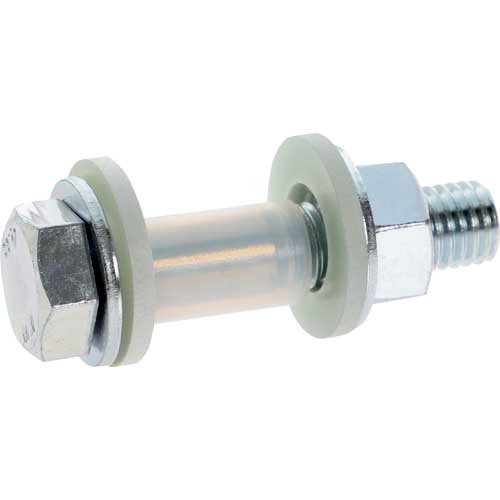 TRUSCO フランジ用ボルトナットセット 絶縁スリーブ・絶縁ワッシャー付 10K-15A用 ZB10K-15A