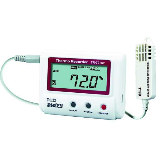 【廃番】おんどとり クラウド対応USB接続データロガー 温度湿度タイプ TR-72WB-S