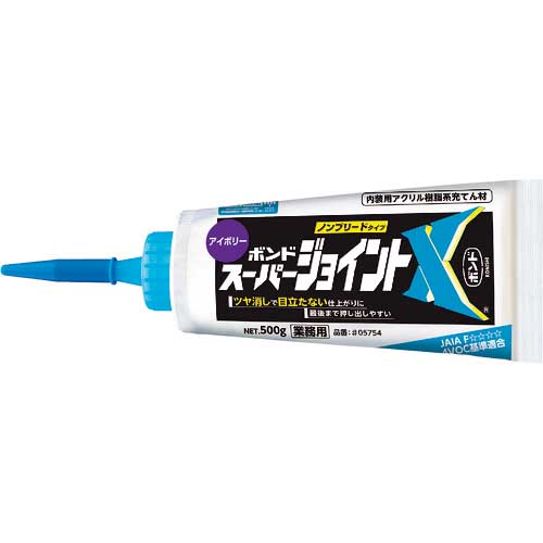 コニシ 建築用シーリング剤 ボンド スーパージョイントX アイボリー 500g 05754
