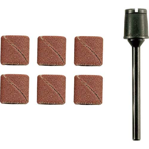 PROXXON マイクログラインダー用先端工具用先端工具 ロールペーパー6個 (シャフト付き) 円柱 26980