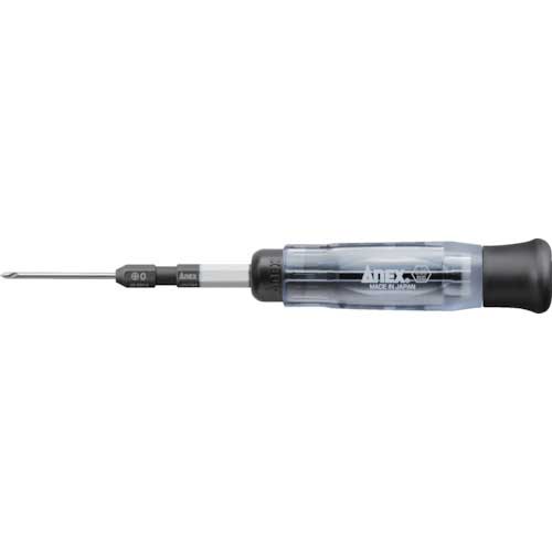 アネックス 精密ドライバー なめた精密ネジはずし 刃先+0(M1〜2.6) 全長152mm 3610-N