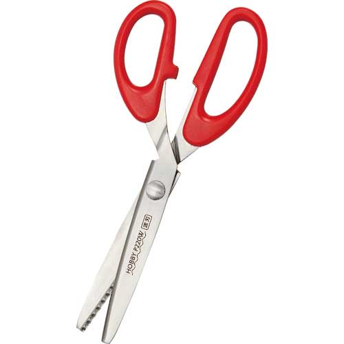 CLOVER ホビーピンキングはさみ 波刃5mm 22cm 36-633