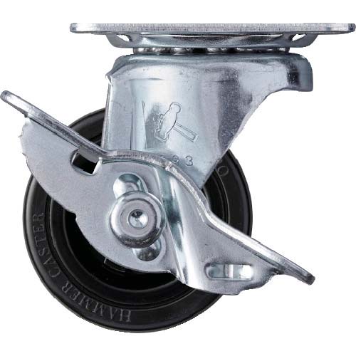 ハンマー Gシリーズ旋回式ゴム車輪 50mm ストッパー付 415G-R50