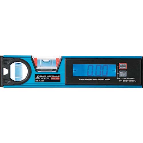 シンワ ブルーレベル Jr. 2 デジタル220mm 防塵防水 75320