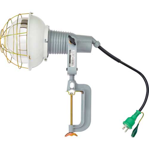 NICHIDO レフ球投光器 100V 500W 0.3m アース付 AF-E500