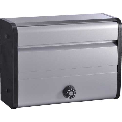 DAIKEN ステンレス集合郵便受ポステック 静音ダイヤル錠 前入前出シルバー CSP-106DS