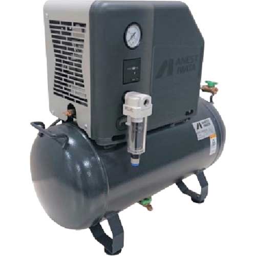 アネスト岩田 オイルフリー小形ブースタコンプレッサ 0.75kW EFBS07B 